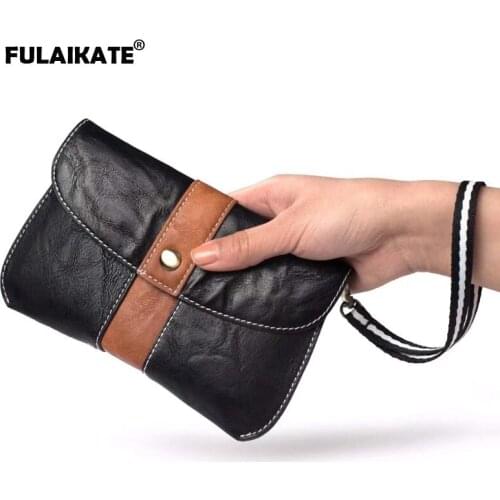 FULAIKATE 5.5" Contrast Color Universal Bag for iPhone 6s Plus 7Plus Lanyard Waist Pouch for Samsung Galaxy S9 Plus Note4 Pocket