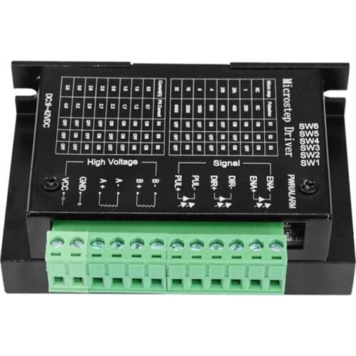 CNC Engraving Machine 42/57/86 TB6600 Wood Router Machine Stepper Motor Driver 32 Segments Upgraded Version 4.0A 40VDC Module