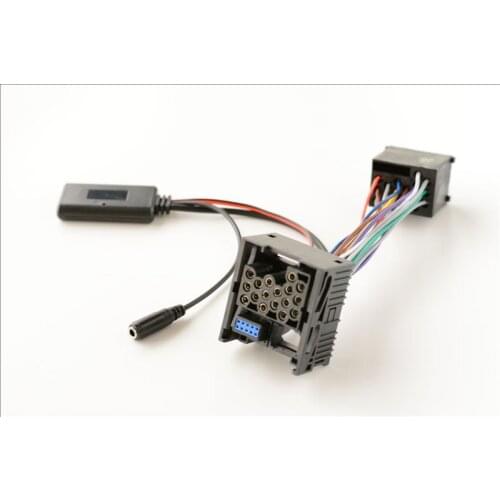 Radio Bluetooth AUX IN Cable Adapter w/ Microphone For BMW E46 3 Series CD 2002