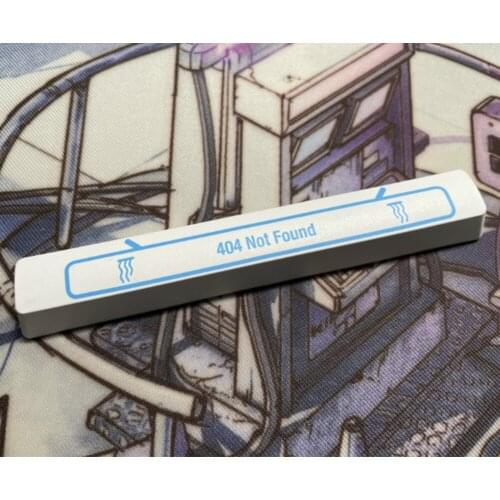 Bilibili 404 Not Found 6.25u Spacebar For Cherry Mx Gateron Box TTC Switch Mechanical Keyboard OEM Cherry Profile PBT Keycaps