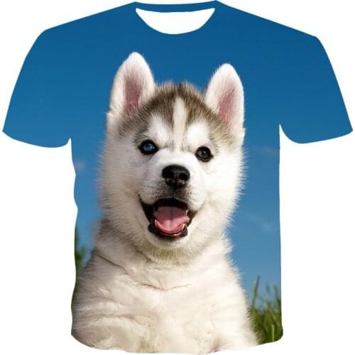 2021 summer 3D mens T-shirt personal creative printing fashion animal mens round neck clothing, mens trendy all-match clothin