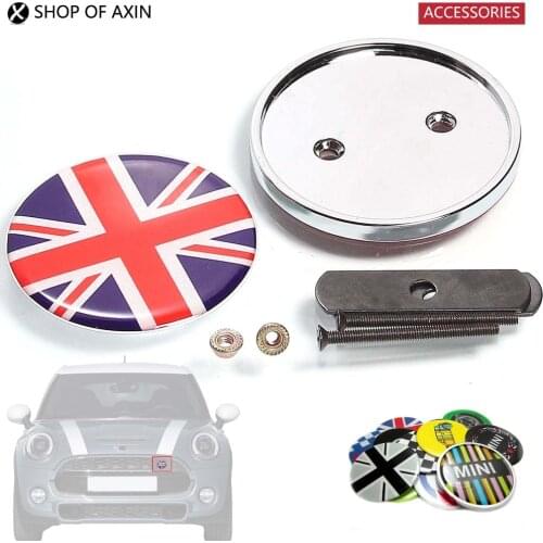 Mini Radiator Grille Deco Emblems For MINI Cooper Hatchback Clubman Countryman R50 R52 R53 R55 R56 R57 R60 R61 F54 F55 F56 F60