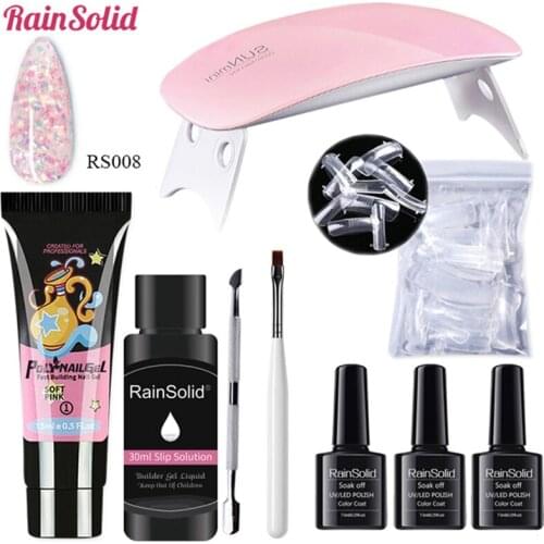 2021 HOT UV/LED Lamp Dryer With 5pcs Nail Gel Polish Kit Soak Off Setl drill Nail Tools For Art Kit