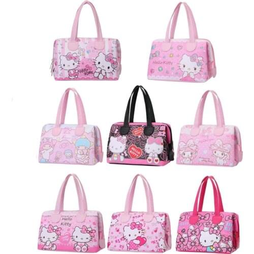 New Cartoon Girls Woman Lunch Bags Kids Handbags for Children