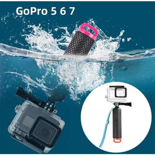 Buoyancy Diving Rod for DJI OSMO ACTION GoPro Hero 7 6 5 Floating Stick Housing Waterproof Case Shell Sports Camera Accessories
