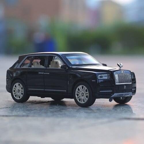 Rolls Royce Cullinan Luxury SUV 1:24 Alloy Car Toys Home Decorations Simulation Diecasts & Toy Vehicles CheZhi Collection Model