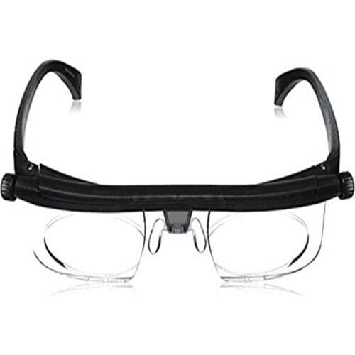 Dial vision , adjustable glasses from 1.6X magnification to 2.5X magnification, wearing glasses on sale