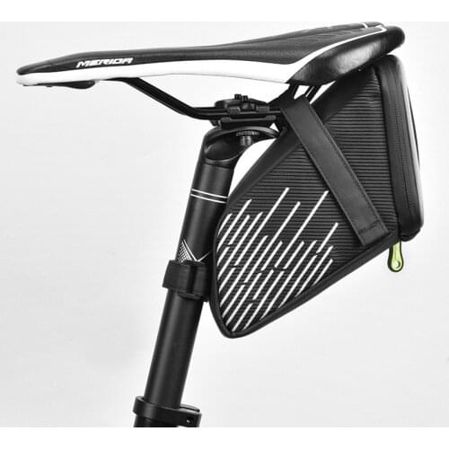 ANMEILU Reflective Bicycle Tail Bag Waterproof Large Capacity Bike Rear Saddle Bag for Storage of Cycling Tool Road City Cycling