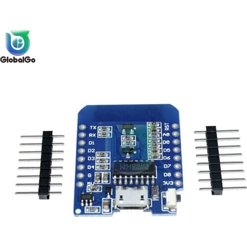 USB D1 MINI ESP8266 ESP-12F WIFI Development Board CH340 IOT Board 3.3V With Pins