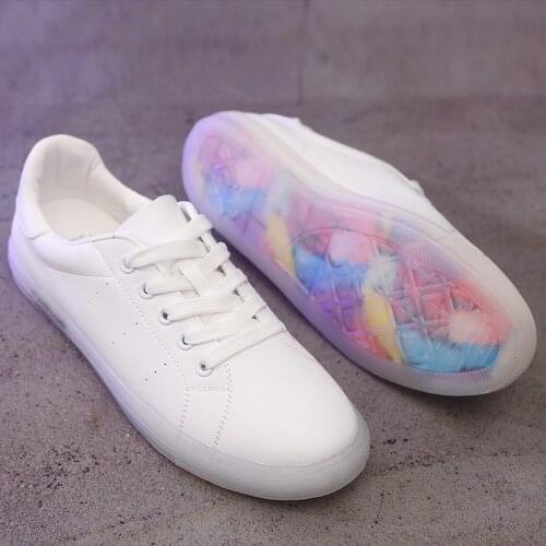 Women Casual Shoes Fashion Breathable Walking Lace Up Flat Shoes Sneakers Women Tenis Feminino White Vulcanized Shoes CR-11