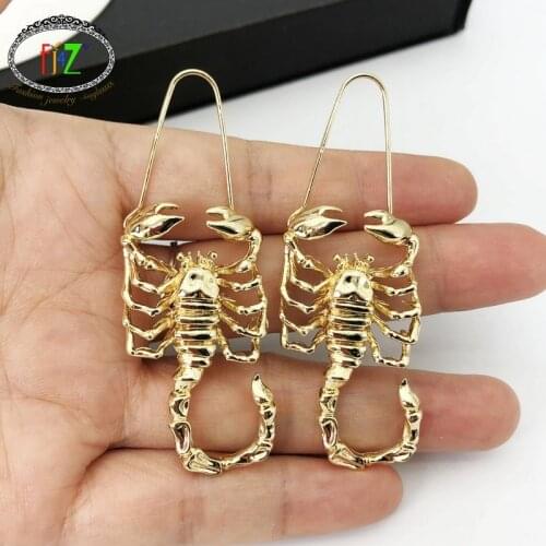 F.J4Z Fashion Hot 12 Horoscope Pendant Earrings Vintage Brand Golden Alloy Sign of Zodiac Hoop Earrings For Women Dropshipping