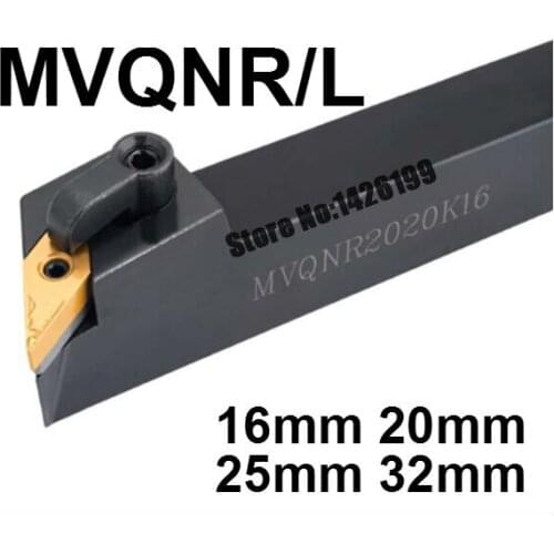 1PCS MVQNR1616H16 MVQNR2020K16 MVQNR2525M16 MVQNR3232P16 MVQNL1616H16 CNC Lathe Cutting Tools External Turning Tool Holder