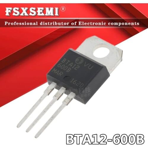 10pcs BTA12-600B TO220 BTA12 600B BTA12-600 TO-220 12A TRIACS