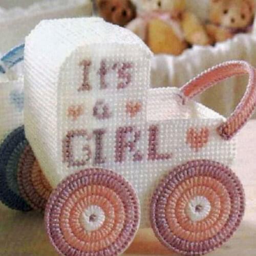 DIY Handmade 3D Cross Stitch Storage Box Clipping Three-dimensional Embroidery Home Decoration storage box Z