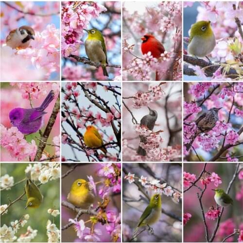 EverShine Diamond Painting Animal Beaded Diamond Embroidery Bird Rhinestones Art Cross Stitch Set New Arrival Handicraft