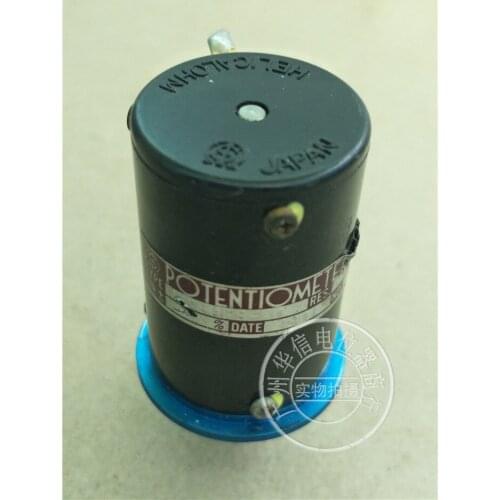 Used SAKAE 25HPS-10 10K 10-turn multi-turn wirewound potentiometer Shaft diameter 4MM A-1 handle 16mm switch