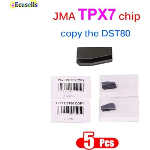5pcs/lot JMA TPX7 Copy 4D-DST80 Chip for Ford Hyundai KIA Support JMA TRS-5000 EVO
