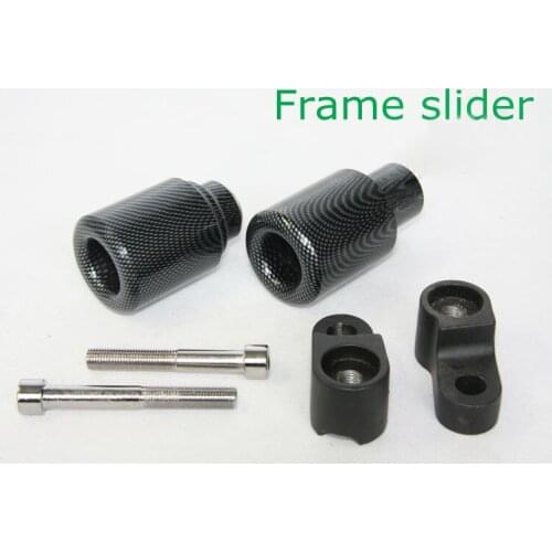 For 2007 2008 Honda CBR 600RR CBR600RR F5 07 08 Motorcycle bike No Cut Frame Slider Crash Protector Black / Carbon