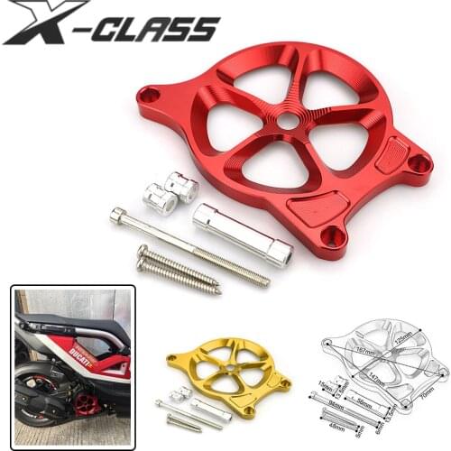 For HONDA ZOOMER 110X Motorcycle Engine Guard Side Engine Cover Crash Protectors Red Gold Shield CNC Aluminum Accessories