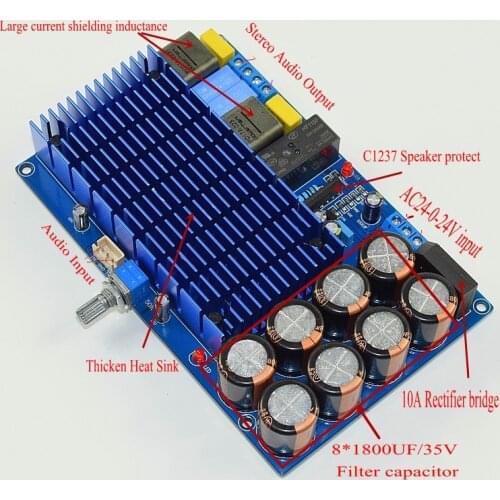 HIFI TDA8954TH Dual Channel High Power 2x 210W TDA8954 Stereo Digital Audio amplifier Board