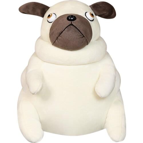1pc 15/30cm Lovely Fat Pug Plush Toys kawaii Sitting Pug Dogs Toy Stuffed Dolls Pillow for Kids Children Birthday Gift Dolls