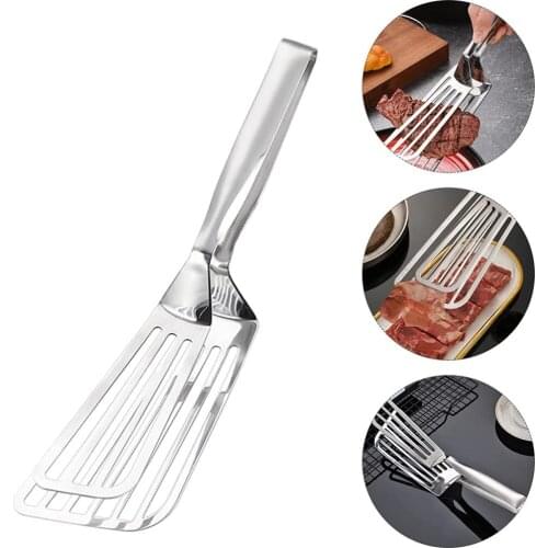 Kitchen BBQ Bread Utensil Set Barbecue Tong Fried Steak Shovel Fried Fish Shovel Clamp Kitchen Bread Meat Clamp Stainless Steel