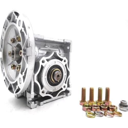 Ratio 5/7.5/10/15/20/25/30/40/50/60/80/100:1 NMRV040 Turbo-Worm Gear Reducer 63B5 for 3 Phase Asynchronous Motor