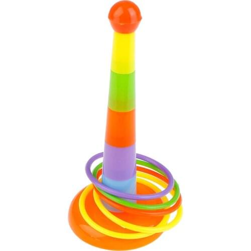 2020 NEW Hoop Ring Toss Plastic Ring Toss Garden Game Pool Toy Outdoor Fun Set Toys For Children Kids Gift