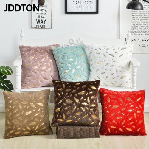JDDTON Soft Feather Pillow Sofa Decorative Exquisite Back Cushion Fleece Comfort Pillows And Pillowcase Home Bed Use BE150