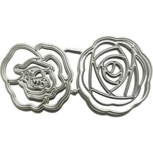 Rose Metal Cutting Dies for Card Making, Die Cuts Metal Cutting Dies Embossing Dies for Scrapbooking DIY Album Paper Cards
