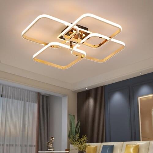 FANPINFANDO Modern Led Chandeleir Lighting For Living Room BedRoom Chrome plating Kitchen chandelier indoor Hanging lamps