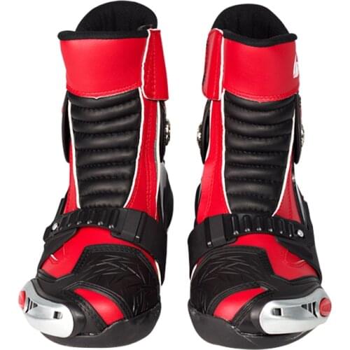 NEW Motorcycle Protective Gear Boots Motobotinki Speed Biker Middle Boot Motorbike Racing Botas Moto Gear Protection Shoe