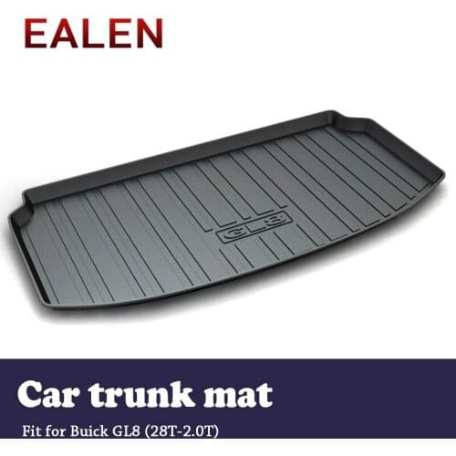 EALEN For Buick GL8 28T-2.0T 2016 2017 2018 Styling Boot Liner Tray Waterproof mat Accessories 1Set Car Cargo rear trunk mat