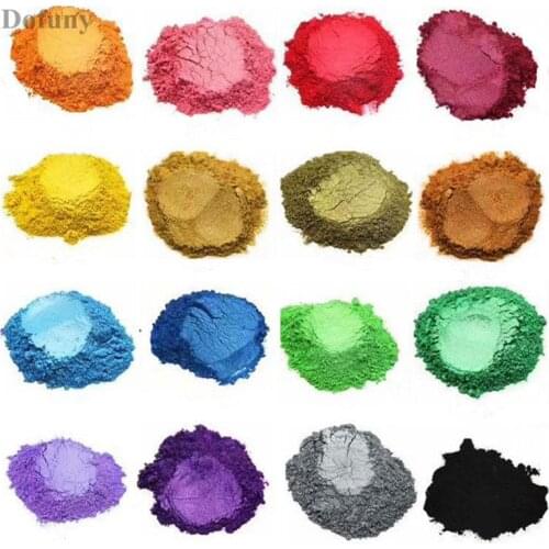 100g Natural Mica Mineral Handmade Soap Colorful Pearlescent Powder Pigment Mica Nail Glitter Pearl Powder epoxy resin Pigment