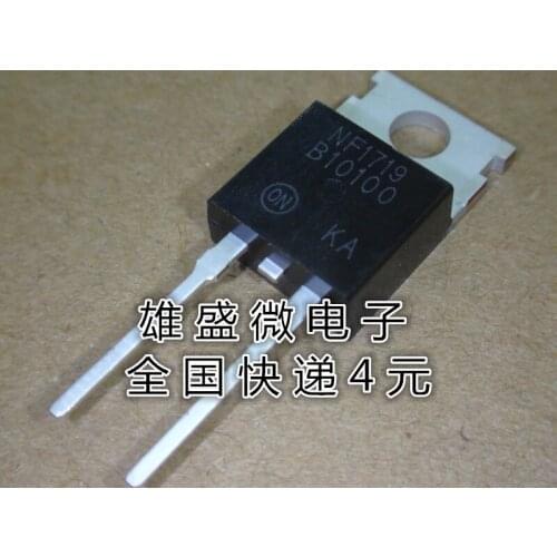 100% Original New In Stock MBR10100G B10100G MBR10100CTG TO-220-2 10pcs/lot