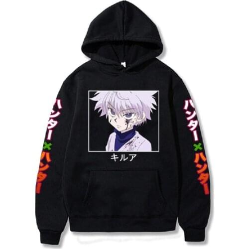 2020 Anime Hunter X Hunter Killua Leorio Kurapika Gon Hisoka Pullover Hoodie Streetswear Tops