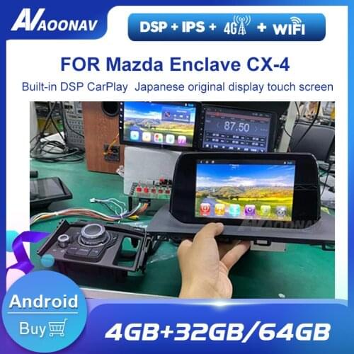 2DIN Android 10.0 Car Auto Radio Player For Mazda Enclave CX-4 Car multimedia DVD GPS Navi player car stereo head unit