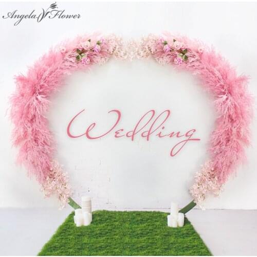 2M Custom Misty Peony Flower Row Plant Wedding Background Arch Decoration Home Festival Party Supplies Flower Arrangement Props