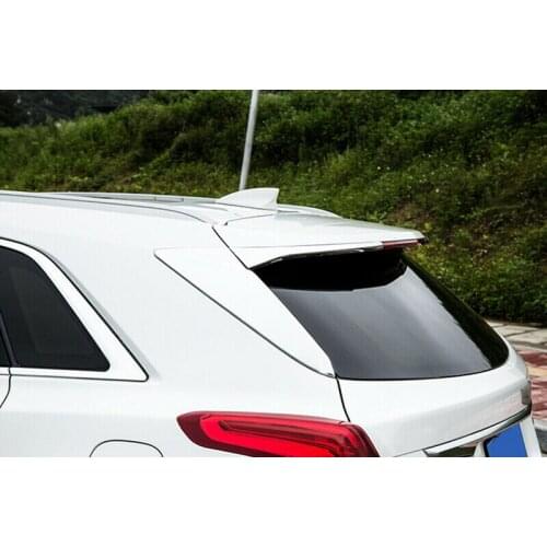 ABS Chrome Rear Window Triangle Wing Cover Trim 4pcs For Cadillac XT5 2016-2019