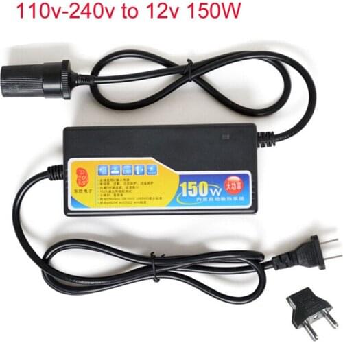 AC 100-240V 220V To 12V Power Adapter for Car Automotive 150W Car Socket Converter Adapter DC Power Supply Transformer