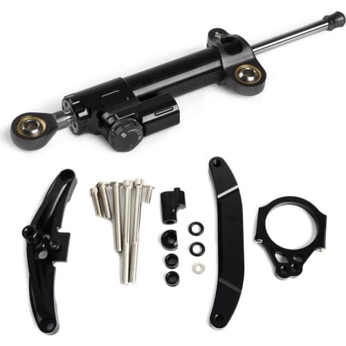 CNC Steering Damper Stabilizer With Bracket Mounting Kit For Yamaha FZ1 FAZER 2006 - 2015 2014 2013 Motorcycle Accessoreis