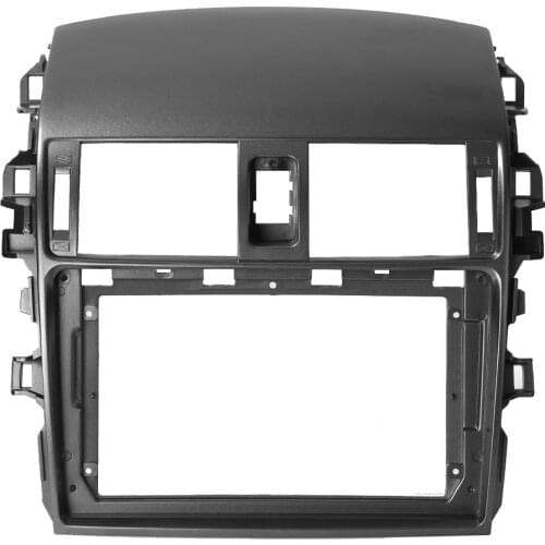 9-inch 2din car radio dashboard For Toyota Corolla 2009-2013 stereo panel for mounting car panel dual Din DVD frame