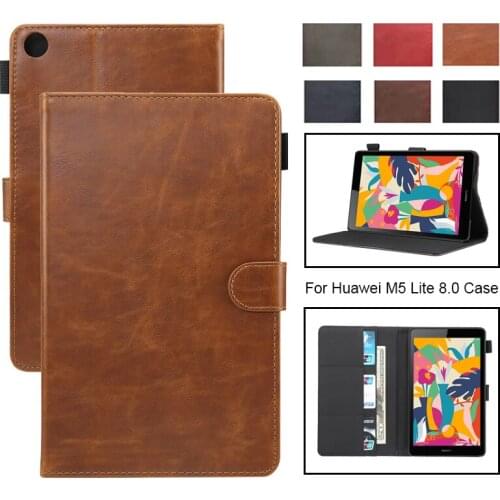 Tablet Case For Huawei Mediapad M5 lite 8 8.0 inch JDN2-W09 JDN2-AL00 Luxury Magnetic Cover Fundas for Huawei M5 Lite 8 Case
