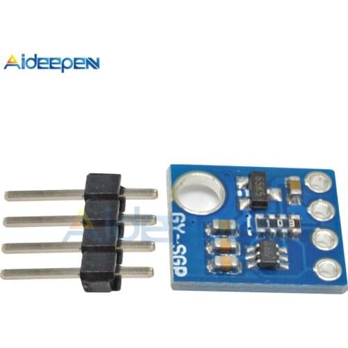 GY-SGP30 Air Quality Gas Sensor TVOC eCO2 Carbon Dioxide Measurement Module Home Formaldehyde Sensor Module 2V-5V