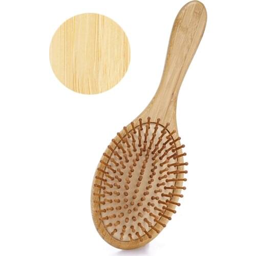Modeling Tools Hair Vent Brush Vent Brush Hair Care Comb Bamboo Comb Comb Massager Hotel Anti-static Wooden Bamboo Massage Comb