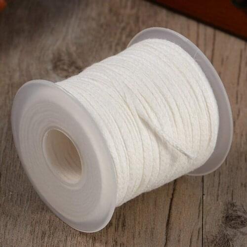 M Environmental Spool Of Cotton Braid Candle Wick Core For DIY Oil Lamps Candle Making Supplies Woven Candle Wick pretty