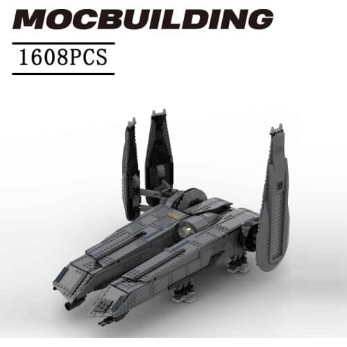 Battleship model educational toys, The Rogue Shadow-Unleash the Power, MOC blocks christmas Gifts