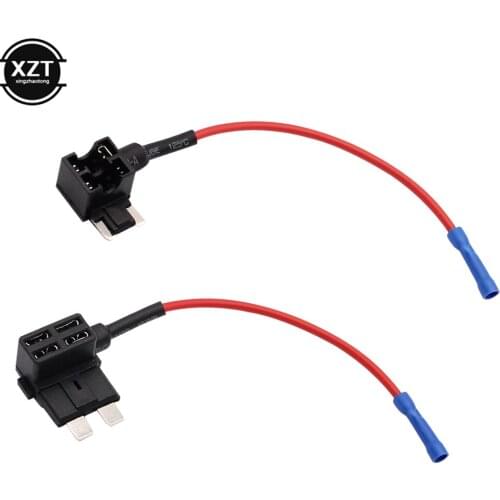 12V Fuse Holder Add-a-Circuit TAP Adapter Micro Mini Standard Ford ATM APM Blade Auto Fuse With Blade Car Fuse Holder