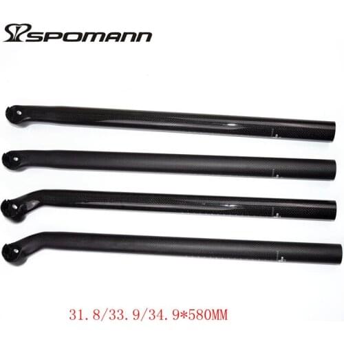 Carbon ultralight folding bike seatpost BMX seatposts 31.8/33.9/34.9mm 580mm 5/25 degrees offsets bicycle parts seat post