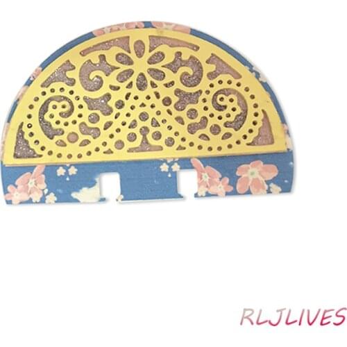 Half Circle Lace Memorydex Metal Cutting Dies DIY Scrapbooking Card Stencil Paper Craft Handmade Album Handbook Decoration